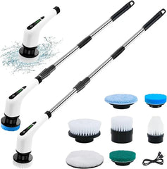 9-in-1 Electric Cleaning Brush Set  Versatile, High-Powered Scrubber