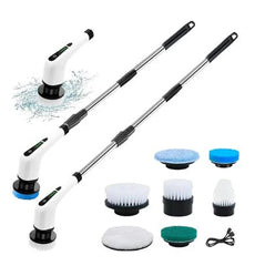 9-in-1 Electric Cleaning Brush Set  Versatile, High-Powered Scrubber