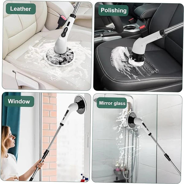 9-in-1 Electric Cleaning Brush Set  Versatile, High-Powered Scrubber